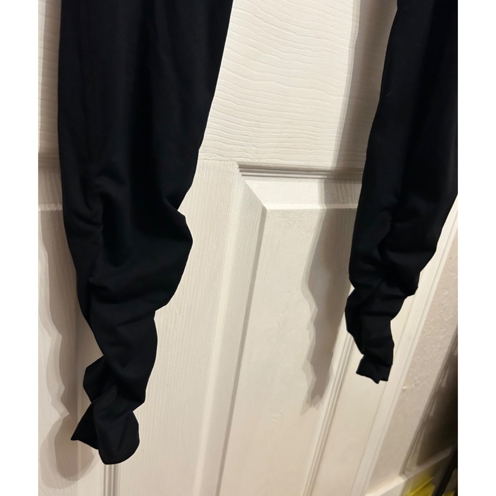 BALEAF Women's L Black Scrunched Leg‎ High-Rise Ankle Leggings Yoga Athleisure - Picture 6 of 9
